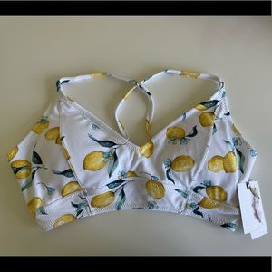 Jessica Simpson Lemon Multi Bikini Top